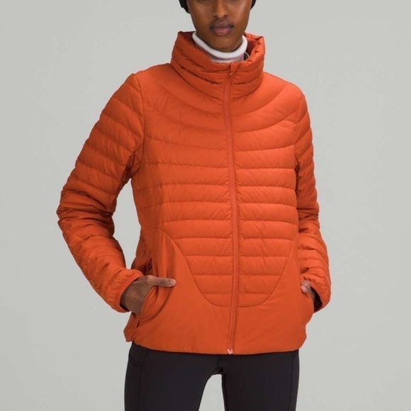 lululemon athletica Jackets & Blazers - Lululemon Lightweight Relaxed-Fit Down Jacket Canyon Orange Size 10